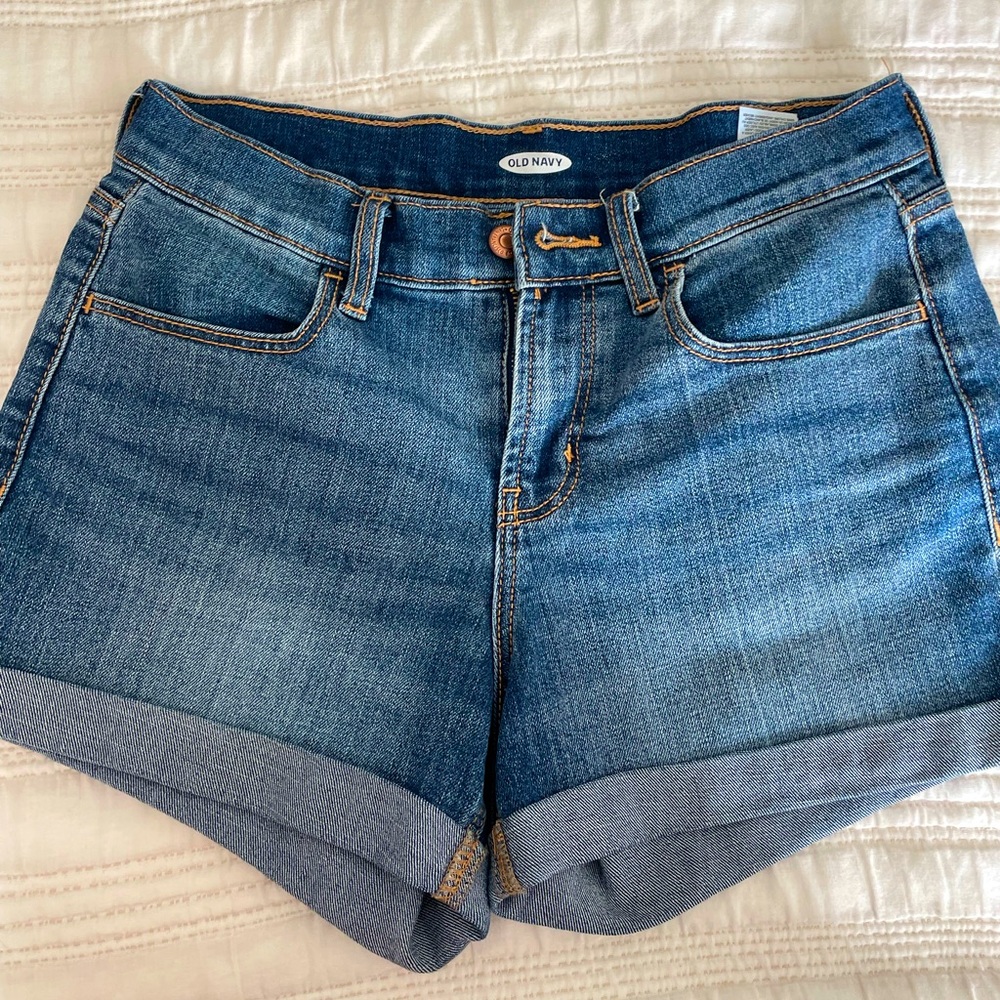 Women’s blue jean shorts